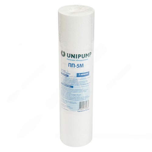 Картридж механический полипропилен ПП-5 М 5 мкм Slim Line 10&amp;quot; Unipump 97696