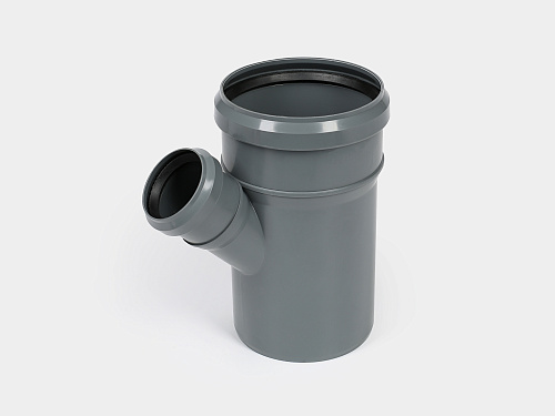 PP тройник канализационный D110х50/45° СТАНДАРТ