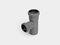 PP тройник канализационный D50Х40/90° СТАНДАРТ