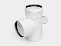 PP крестовина одноплоскостная канализационная малошумная D110х110х50/90° УЮТ