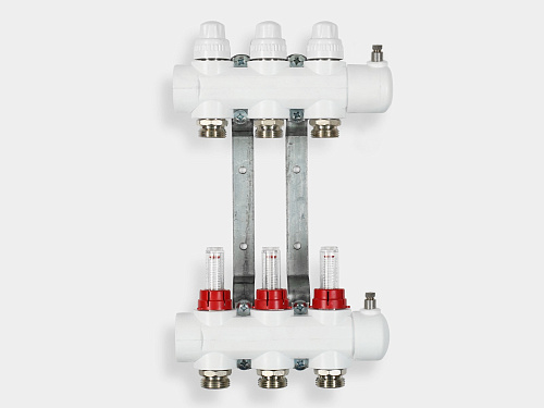 PP-R коллекторная группа D32-3/4&amp;quot;х3 КОНТУР