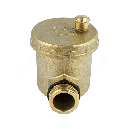 Воздухоотводчик автоматический латунь 5004 Ду 15 Ру10 G1/2&amp;quot; НР угловой Aquasfera 5004-01 .