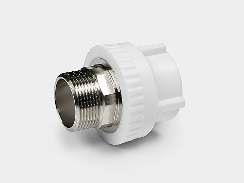 PP-R муфта комбинированная НР D40-1 1/4&amp;quot; под ключ КОНТУР