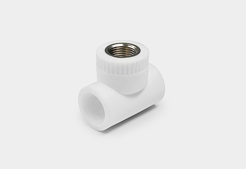 PP-R тройник комбинированный ВР D25-1/2&amp;quot; КОНТУР