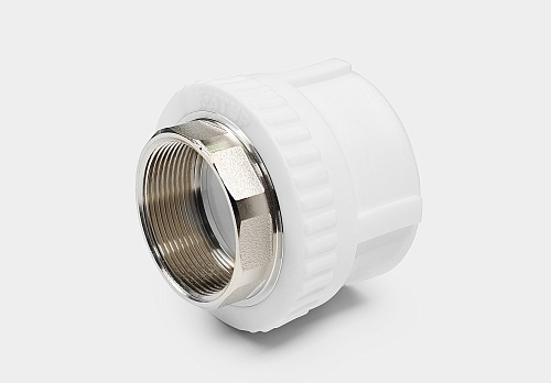 PP-R муфта комбинированная ВР D63-2&amp;quot; под ключ КОНТУР