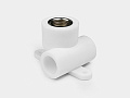 PP-R тройник комбинированный с креплением ВР D20-1/2&amp;quot; КОНТУР