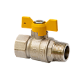 MVI Кран газовый MVI 3/4&amp;quot;внутренняя-наружная, бабочка