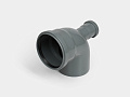 PP отвод канализационный D110х90° с фронтальным выходом D50 СТАНДАРТ КОНТУР