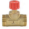 Клапан запорный ручной латунь CDT Ду 50 G2 1/4&amp;quot; A Ру16 НР Kvs=16м3/ч без ниппелей Danfoss 003Z7702