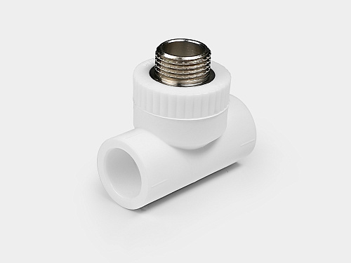 PP-R тройник комбинированный НР D25-3/4&amp;quot; КОНТУР