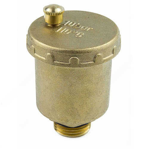 Воздухоотводчик автоматический латунь 5003 Ду 15 Ру10 G1/2&amp;quot; НР прямой Aquasfera 5003-01