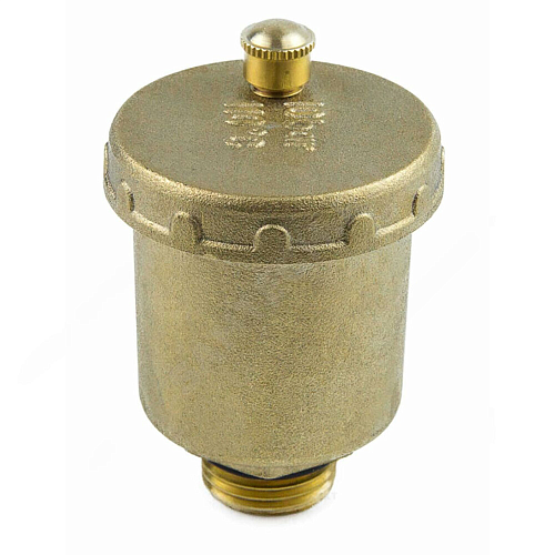 Воздухоотводчик автоматический латунь 5003 Ду 15 Ру10 G1/2&amp;quot; НР прямой Aquasfera 5003-01