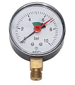MVI Манометр радиальный MVI, до 6 бар, D63 мм, с нижним подключением G1/4