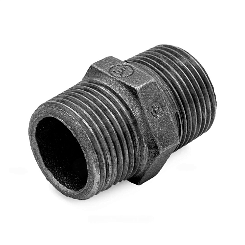 Ниппель прямой чугун Ду 65 (2 1/2&amp;quot;) НР Fittex PLUS