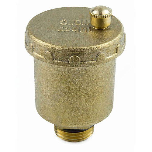 Воздухоотводчик автоматический латунь 5003 Ду 15 Ру10 G1/2&amp;quot; НР прямой Aquasfera 5003-01