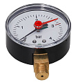 MVI Манометр радиальный MVI, до 4 бар, D63 мм, с нижним подключением G1/4