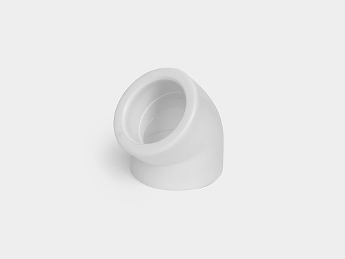 PP-R угольник D75/45°