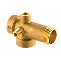 MVI Пятиходовой переходник для насосной станции MVI 1&amp;quot; x 1&amp;quot; x 1&amp;quot; x 1/4&amp;quot; x 1/4&amp;quot; x 92 mm
