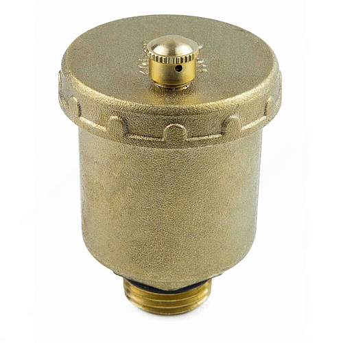 Воздухоотводчик автоматический латунь 5003 Ду 15 Ру10 G1/2&amp;quot; НР прямой Aquasfera 5003-01
