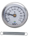 MVI Термометр аксиальный MVI, 0°C-120°C, D63 мм, накладной