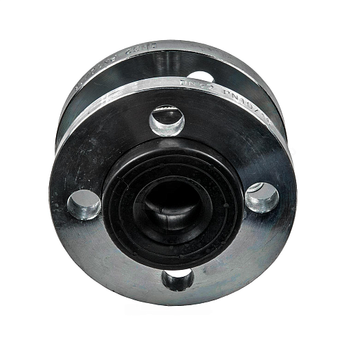 Компенсатор резиновый антивибрационный EPDM DI7240N Ду 40 Ру10/16 фл L=95мм Tecofi DI7240N-0040 сжатие/растяжение 10 мм/6 мм