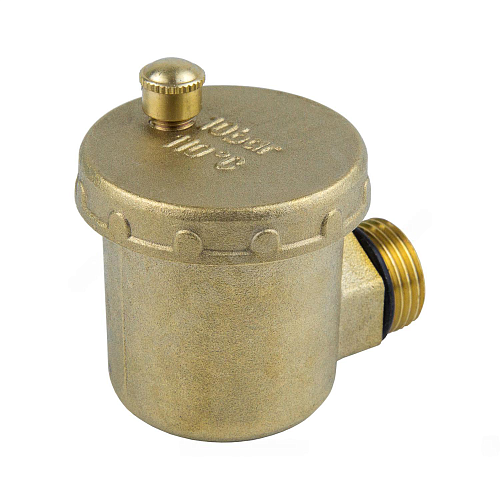 Воздухоотводчик автоматический латунь 5004 Ду 15 Ру10 G1/2&amp;quot; НР угловой Aquasfera 5004-01 .
