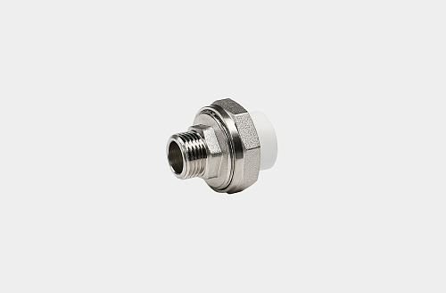 PP-R американка муфтовая НР D20-1/2&amp;quot; усиленная КОНТУР