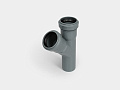 PP тройник канализационный D40Х40/45° СТАНДАРТ Kontur